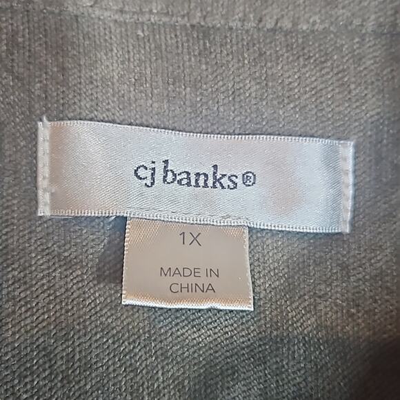 CJ Banks Green Full Zip Lightweight Jacket - Picture 3 of 7